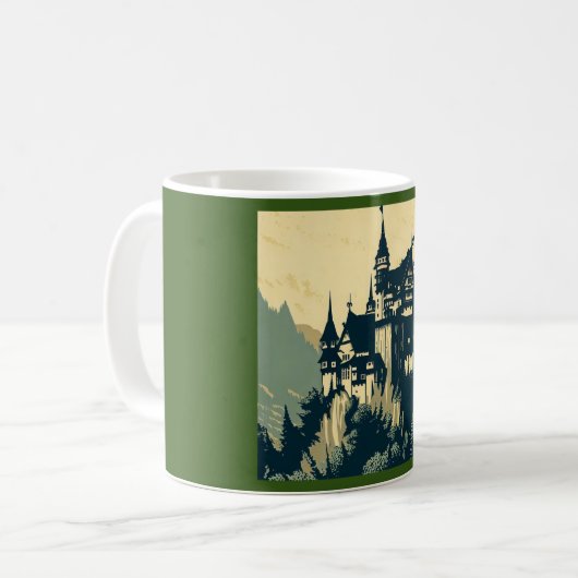 Mug Imaginaire Château médiéval - Décor 1 (Devant gauche)