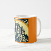 Mug Imaginaire Château médiéval - Décor de bois 3 (Devant droit)