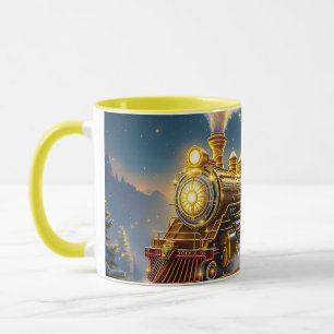 Mug Imaginaire City Sky Train Village