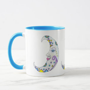 Mug Imaginaire Crescent Lunes Aux Couleurs Faces