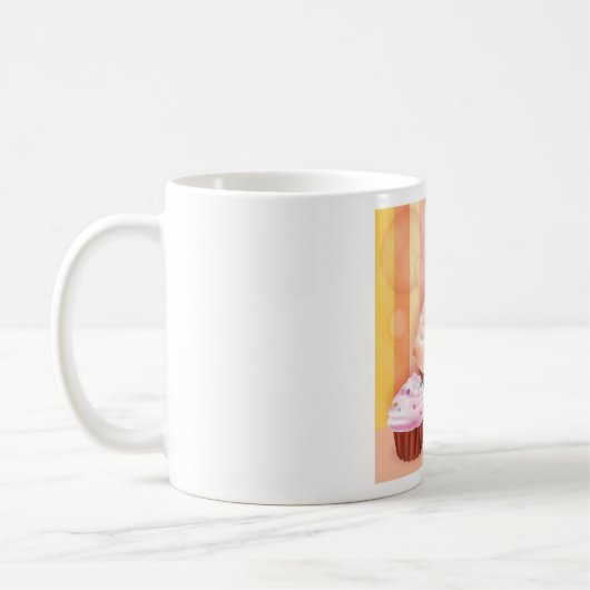 Mug Imaginaire Cupcake Douceurs colorées (Gauche)