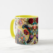 Mug Imaginaire Cute Chat Vitrail (Devant gauche)