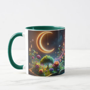 Mug Imaginaire Cute Moon Garden Book