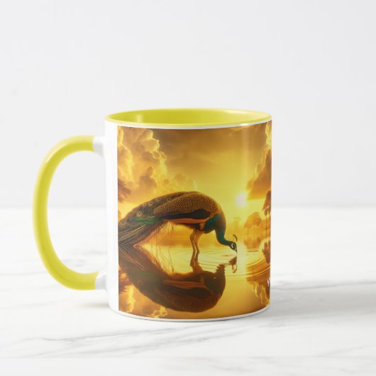 Mug Imaginaire Cute Peacock Eau potable (Gauche)