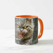 Mug Imaginaire Cute Rocks Angry Cat (Devant droit)