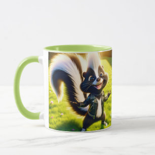Mug Imaginaire Cute Skunk Punk Style