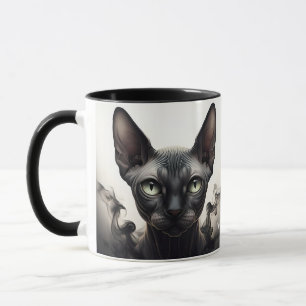 Mug Imaginaire Cute Sphynx Chat noir