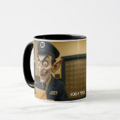 Mug Imaginaire Cute Strange Postal Worker (Devant gauche)