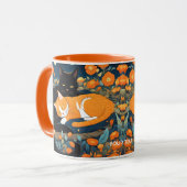 Mug Imaginaire Cute Vivid Black Orange Chats (Devant gauche)