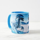 Mug Imaginaire Cute Vivid Ice Créature Sculpture (Devant gauche)