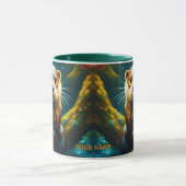 Mug Imaginaire Cute Vivid Majestic Otter Fleurs (Centre)
