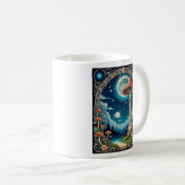 Mug Imaginaire de champignons magiques Forêt lune (Devant droit)