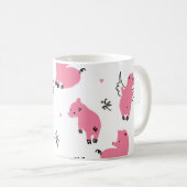 Mug Imaginaire De Piglet : Conception Whimsical Sans C (Devant droit)