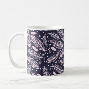 Mug Imaginaire de plumes : Création de Motifs romantiq