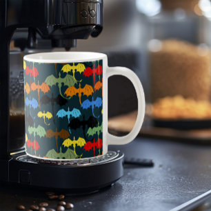 Mug Imaginaire de vol de l'aile Dragon Blue