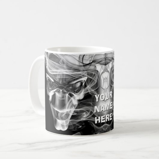 Mug Imaginaire déplaisant créature design. Personnalis (Devant gauche)