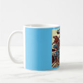 Mug Imaginaire Dinosaure Robots Anime - Woodcut 3 (Gauche)