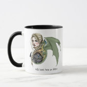 Mug Imaginaire du dragon d'Elf Warrior (Gauche)