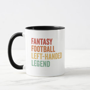 Mug Imaginaire Football à gauche légende Drôle Retro
