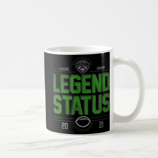 Mug Imaginaire Football League Champ Legend Statut (Droite)