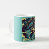 Mug Imaginaire Kaiju Anime - Woodcut 1 (Devant gauche)
