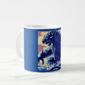 Mug Imaginaire Kaiju Anime - Woodcut 2 (Devant gauche)