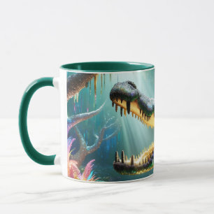 Mug Imaginaire mignon Crocodile Enchantée Jungle