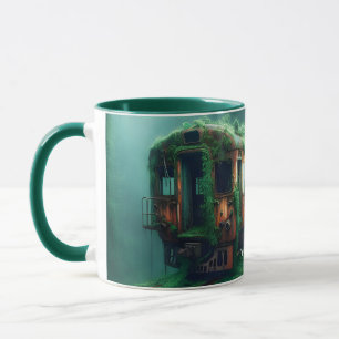 Mug Imaginaire mignon vieux train passé