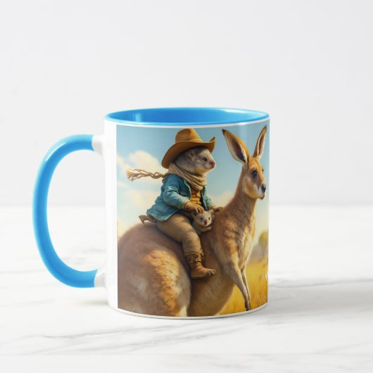Mug Imaginaire mignon Wombat Kangaroo Koala (Gauche)