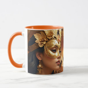 Mug Imaginaire mignonne deux femmes Masque