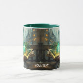 Mug Imaginaire mignonne jeune fille lecture (Centre)