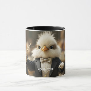 Mug Imaginaire Mignonne Oiseau Conduit Orchestre