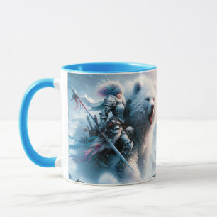 Mug Imaginaire mignonne ours Femme guerrière