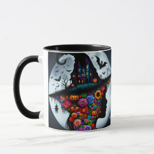 Mug Imaginaire mignonne sorcière fille Halloween