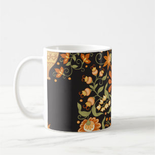 Mug Imaginaire moghol : Opulence florale rétro