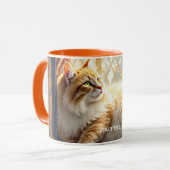 Mug Imaginaire mûre fenêtre matin Chat (Devant gauche)