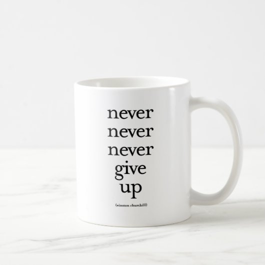 Mug Imaginaire n'abandonnez jamais (Droite)