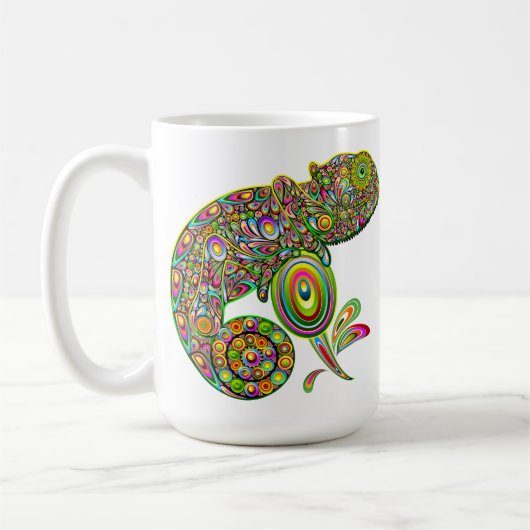 Mug Imaginaire psychédélique de Chameleon (Gauche)