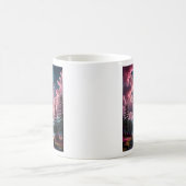 Mug Imaginaire rose Lune Dreamy Night Sky Paysage Tee (Centre)