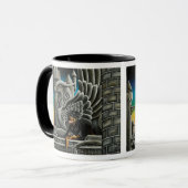 Mug Imaginaire Rottweiler Chien Gargoyle (Devant gauche)