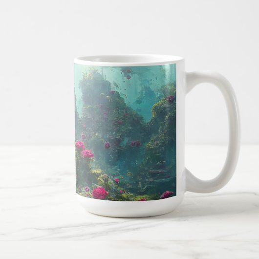 Mug IMAGINAIRE sous l'eau - Mug, Coupe (Droite)