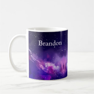 Mug Imaginaire spatial, ciel mauve