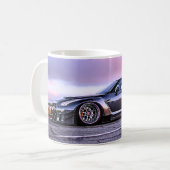 Mug imaginaire super sport voiture classique blanc caf (Devant gauche)