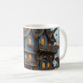 Mug Imaginaire Treehouse ensemble de café Mug. (Devant droit)
