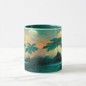 Mug Imaginaire tropical Mer & Palmiers (Centre)