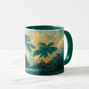 Mug Imaginaire tropical Mer & Palmiers
