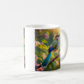 Mug Imaginaire Turquoise à ailes vert (Devant droit)