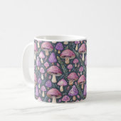 Mug Imaginaire violet Champignons Motif de la nature (Devant gauche)