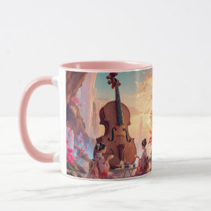 Mug Imaginaire Violon mignon Filles Thé