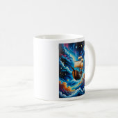 Mug Imaginaire voilier dans l'espace Tee (Devant droit)